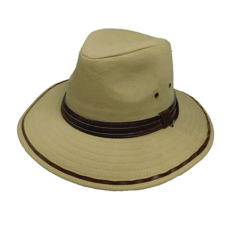 Milani Twill Safari with Chin Cord Khaki S/M