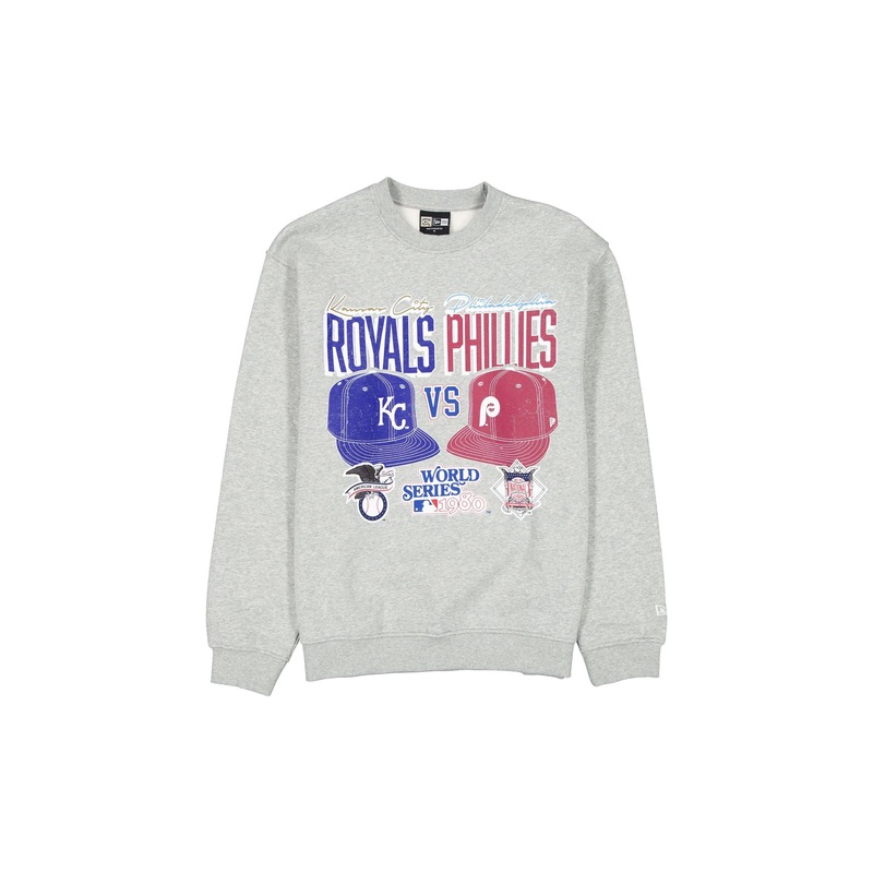 MLB 1980 World Series Sport Classics Gray Crewneck S