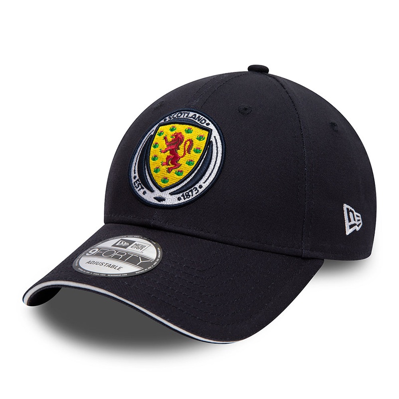 New Era 9FORTY Scottish Football Association Baseball Cap – Core – Navy-White Adjustable