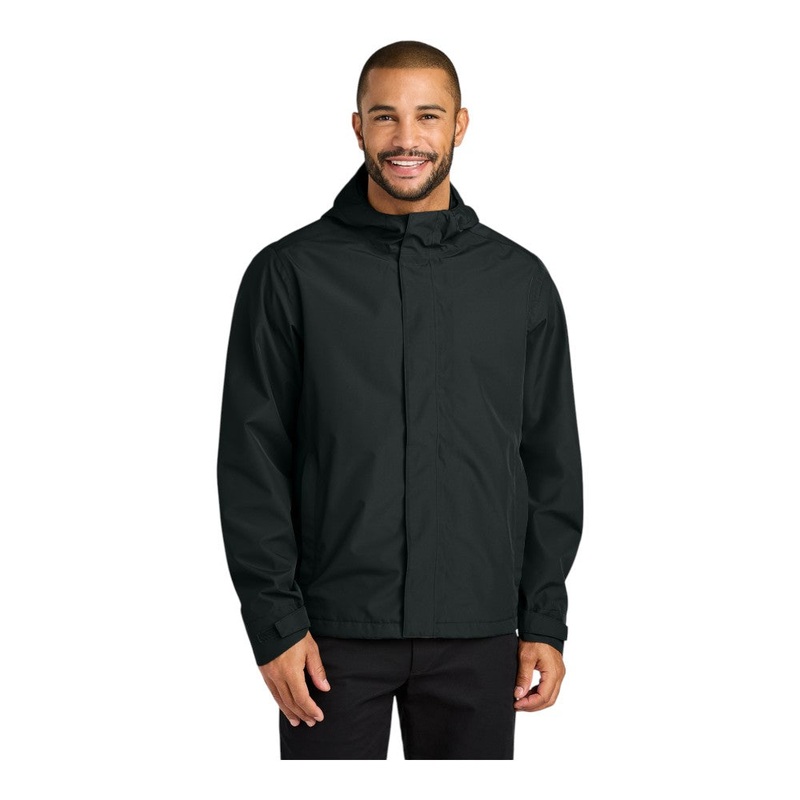 Port Authority J714 Rain Jacket Deep Black XS