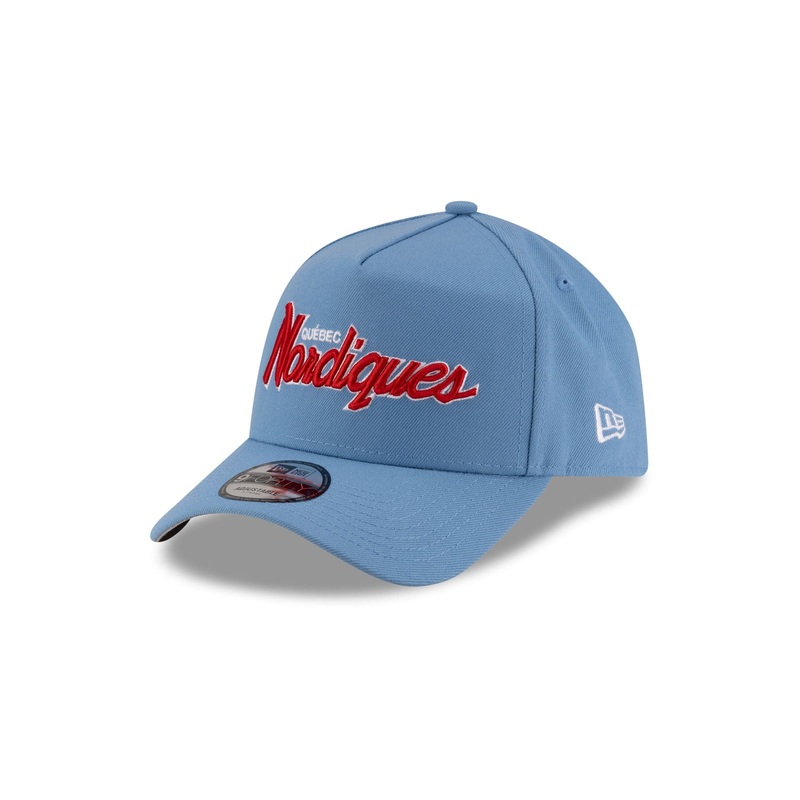 Quebec Nordiques Sky Blue 9FORTY A-Frame Snapback Hat One Size