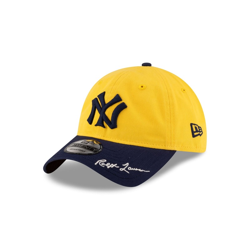Ralph Lauren x New York Yankees Yellow 9TWENTY Adjustable Hat One Size