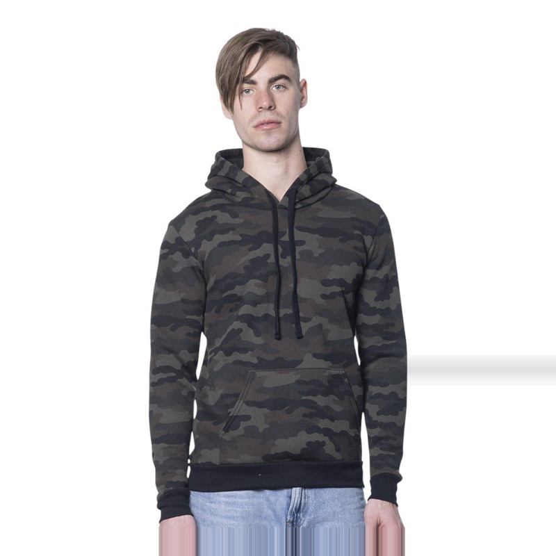 Royal Apparel Unisex Camo Fleece Pullover Hoodie  Style 3515CMO Made in USA Camo XS