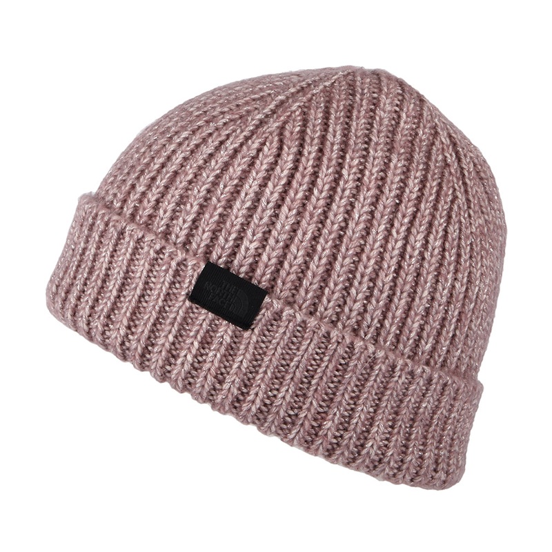 The North Face Hats Airspun Slouchy Beanie Hat – Dusty Mauve 1-Size