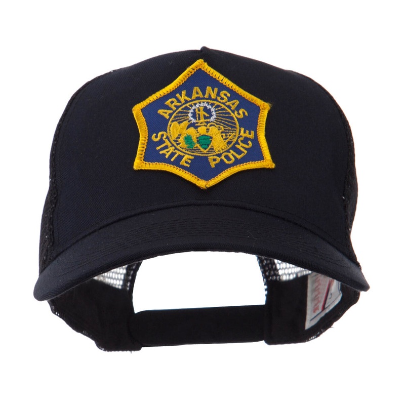 USA Mid State Police Embroidered Patch Cap AR State One Size