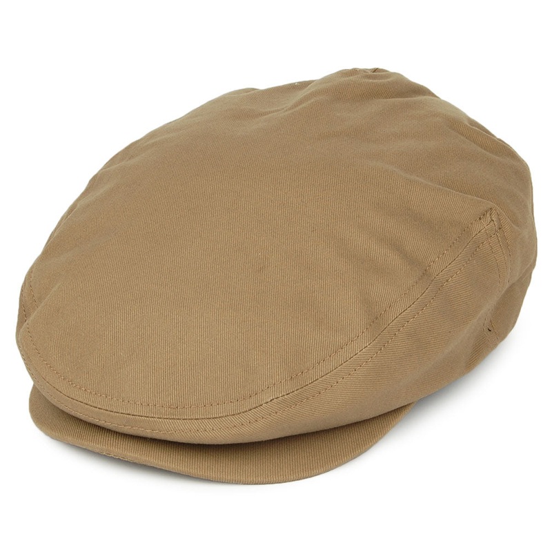 Brixton Hats Hooligan X Water Resistant Flat Cap – Khaki Small-56cm