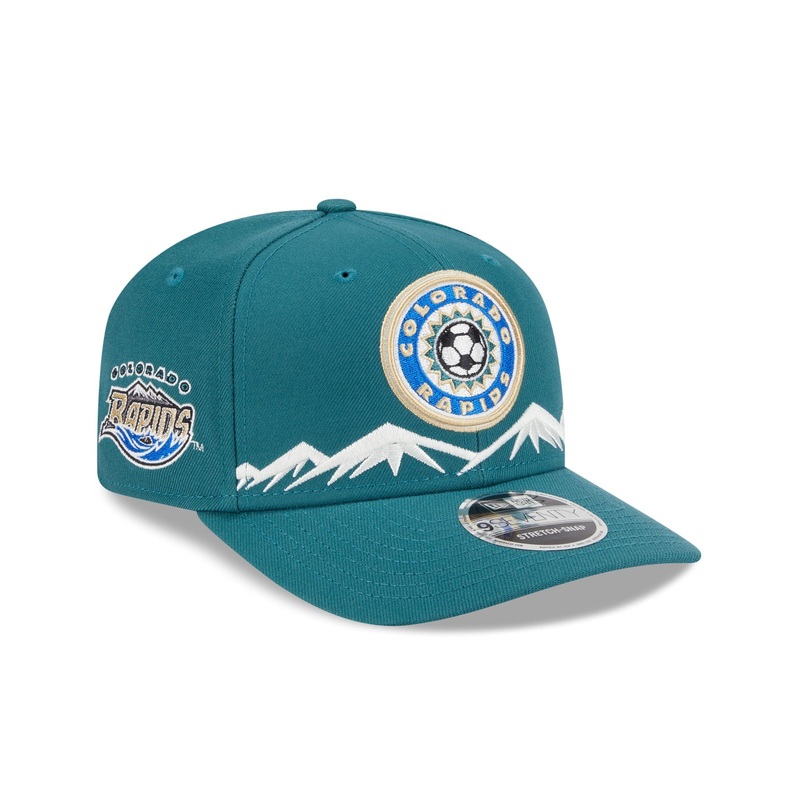 Colorado Rapids 2025 Jersey Hook Green 9SEVENTY Stretch-Snap Hat One Size