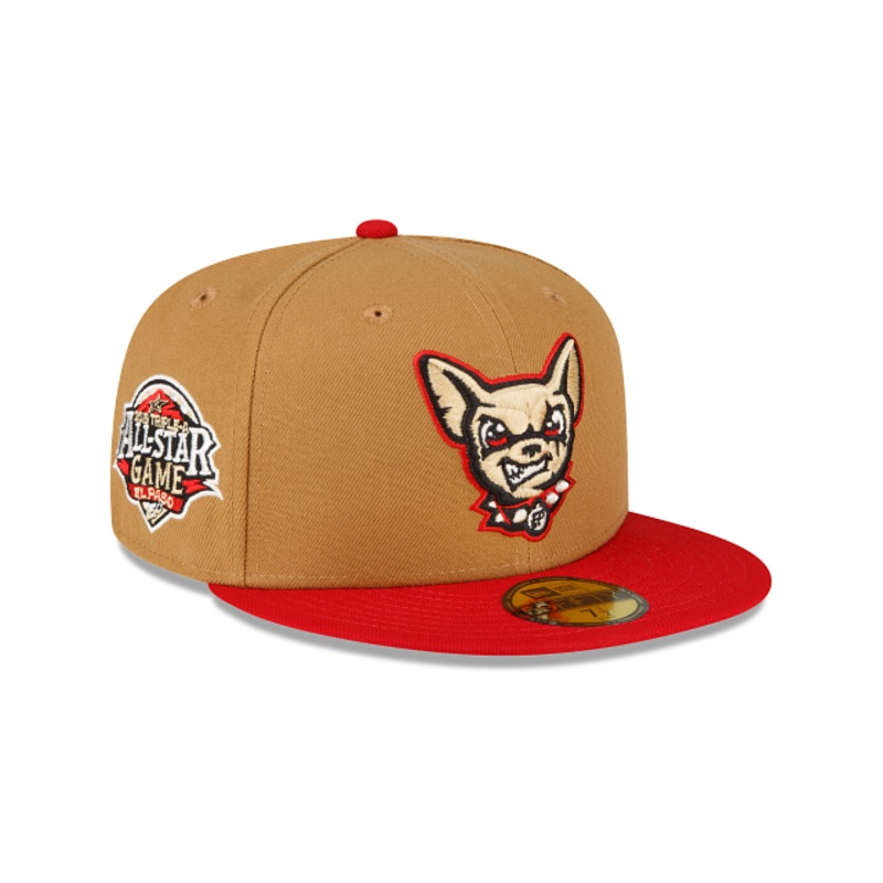 El Paso Chihuahuas Wheat 59FIFTY Fitted Hat 7