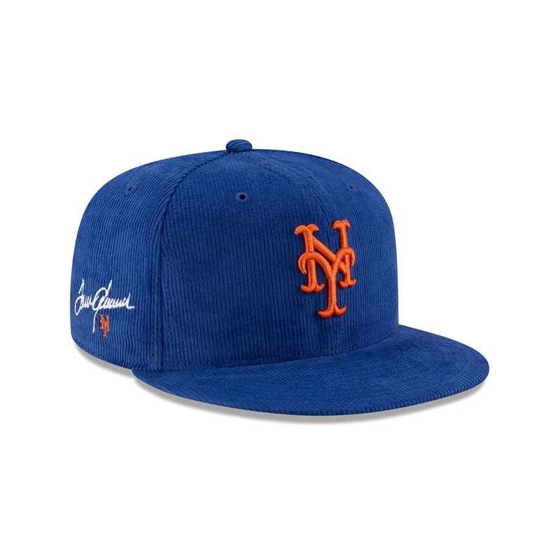 Just Caps Player Corduroy New York Mets Tom Seaver 59FIFTY Fitted Hat 7