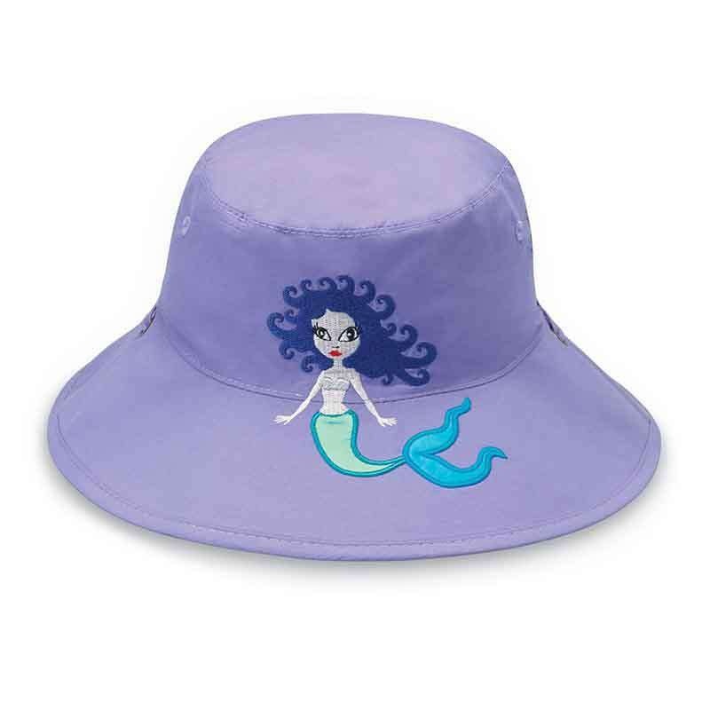Mermaid Girls Bucket Hat – Wallaroo Hats for Kids Purple