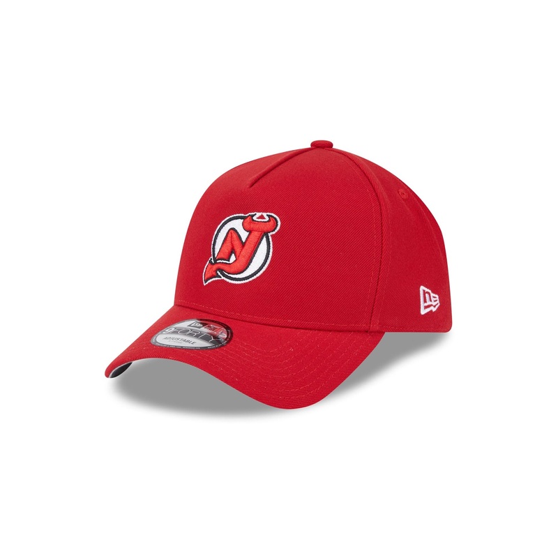 New Jersey Devils Team 9FORTY A-Frame Snapback Hat One Size