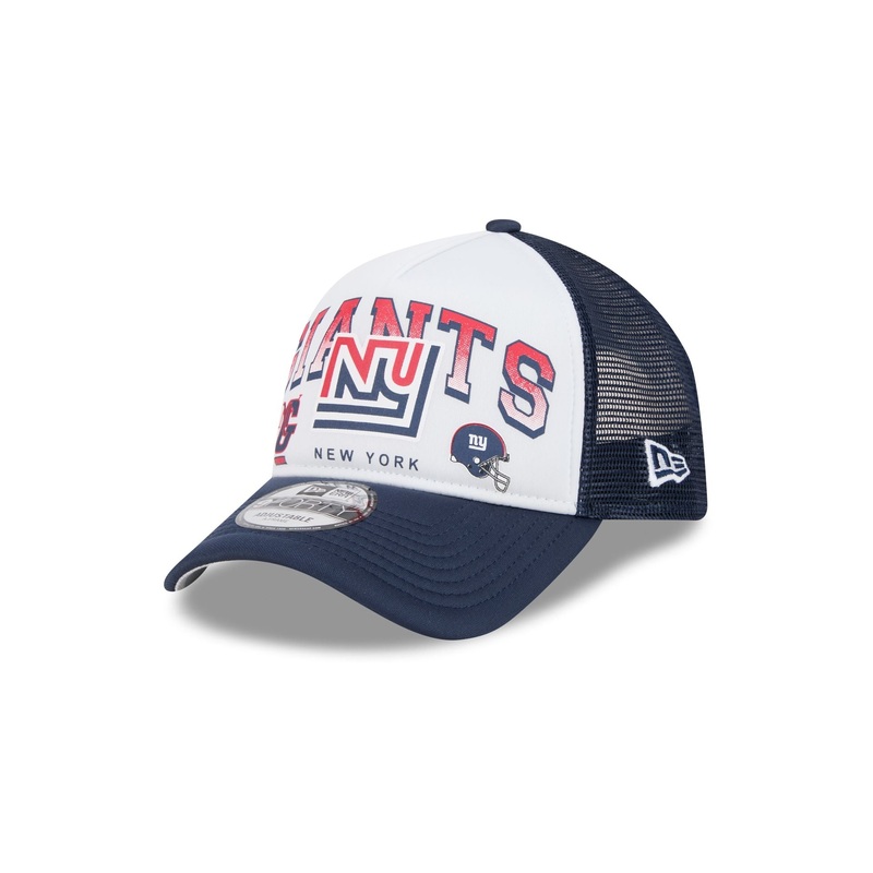 New York Giants Sport Classics 9FORTY A-Frame Trucker Hat One Size
