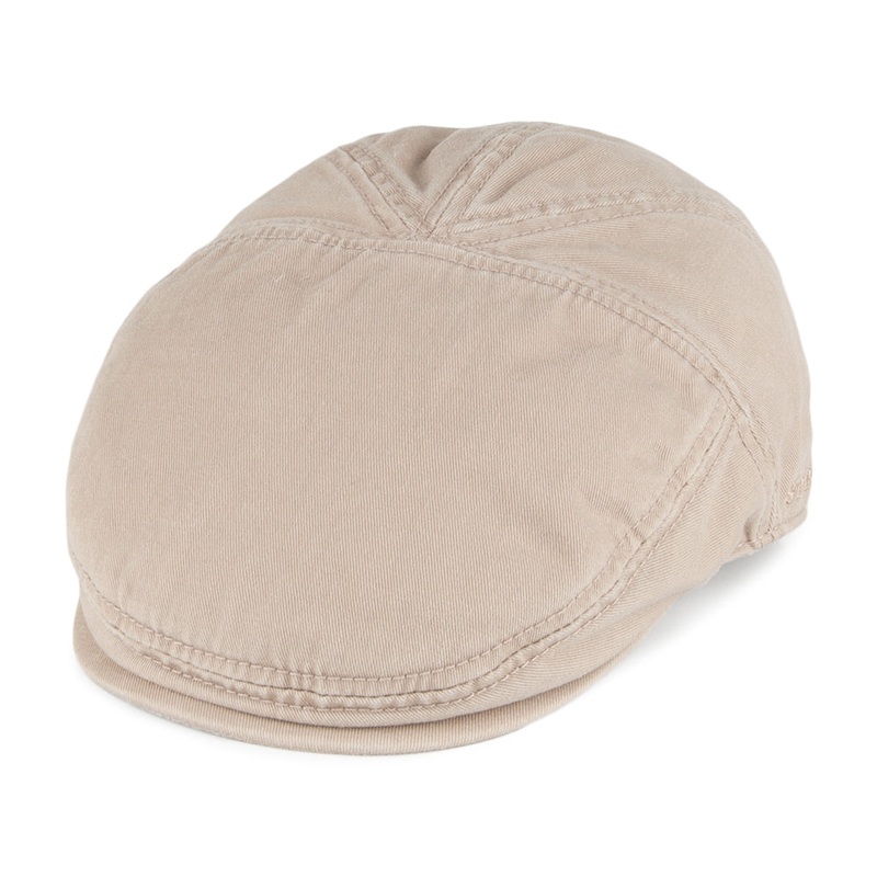 Stetson Hats Paradise Cotton Flat Cap – Tan S