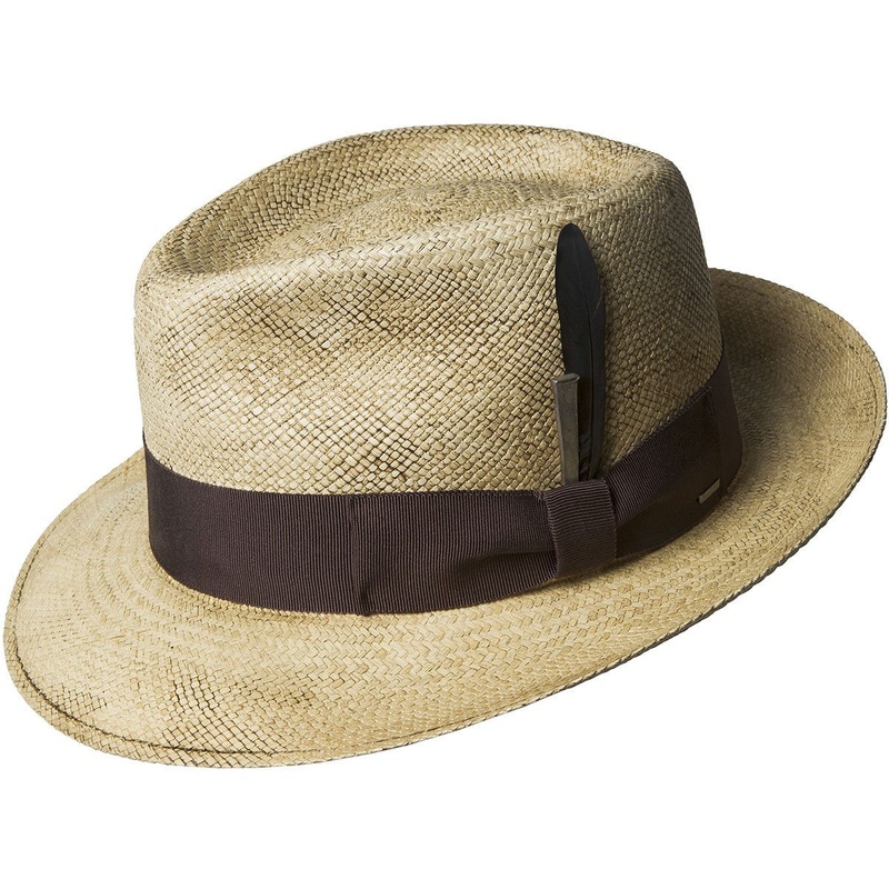 Tessier Panama Fedora Antiqued Natural S