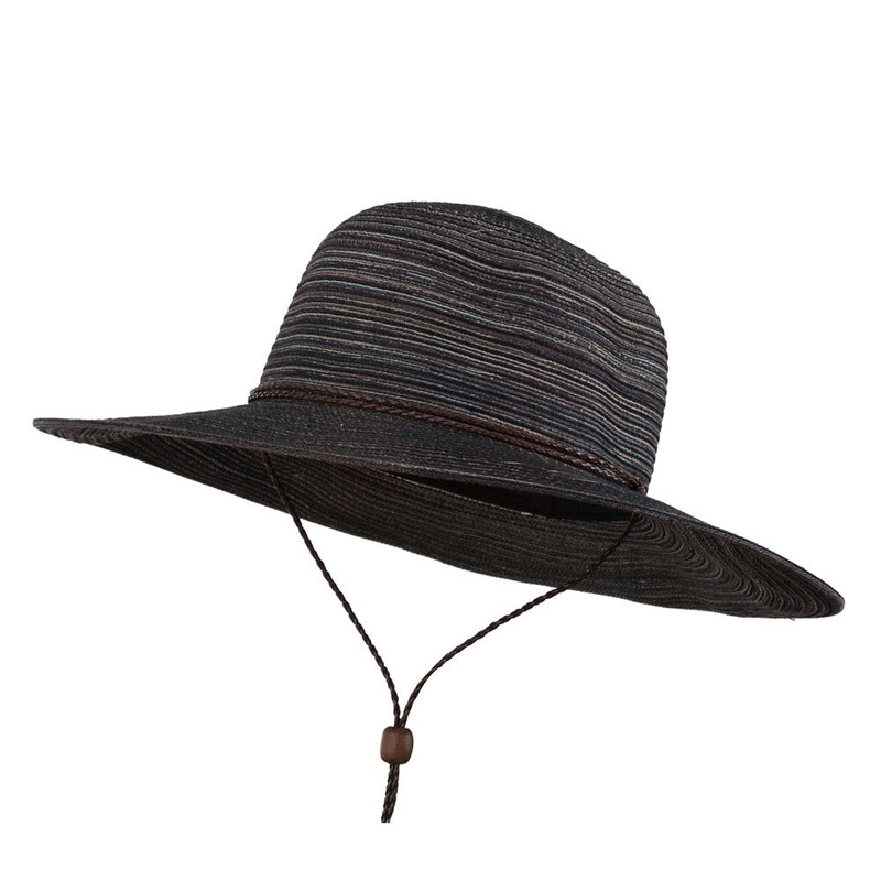 UPF 40+ Poly Braid Sun Hat Black One Size