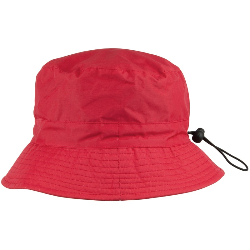 Whiteley Hats Water Resistant Rain Bucket Hat – Red Adjustable