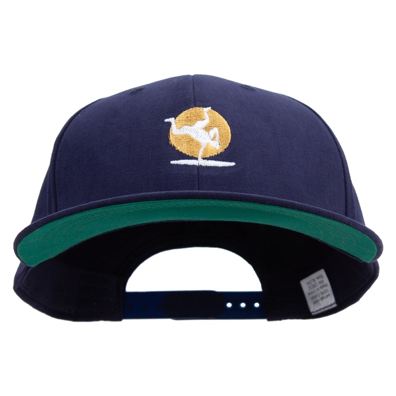 Active Battle Dance Embroidered Brushed Cotton Twill High Profile Extra Size Cap Navy One Size