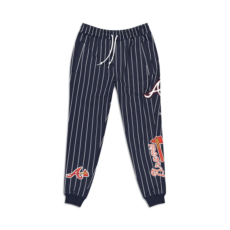 Atlanta Braves Logo Select Pinstripe Jogger S