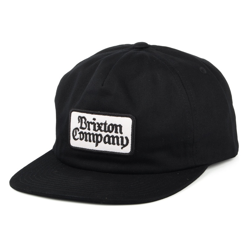 Brixton Hats Norvell MP Snapback Cap – Black Adjustable