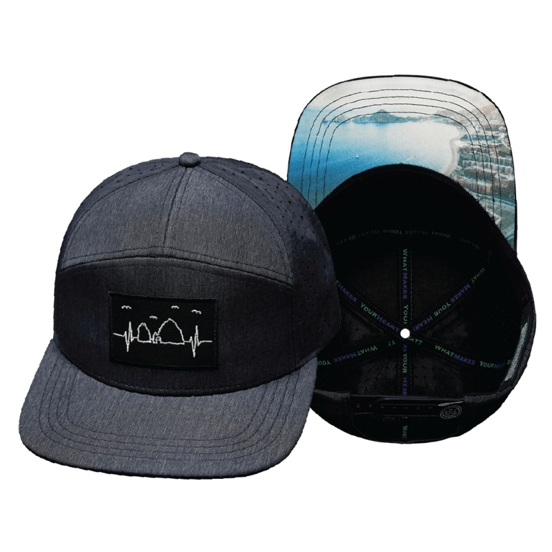 Cabo Hat – Flat Bill – Ocean Blue – Laser Mesh