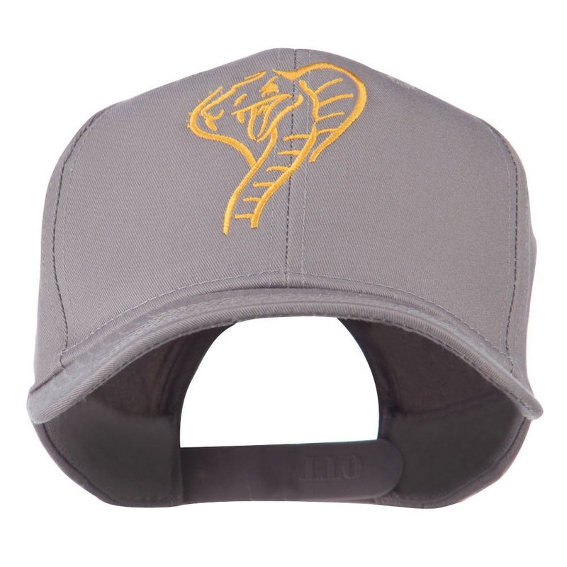 Cobra Embroidered Cap Grey One Size