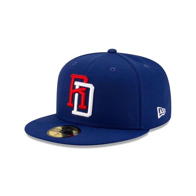 Dominican Republic Royal Blue 59FIFTY Fitted Hat 7