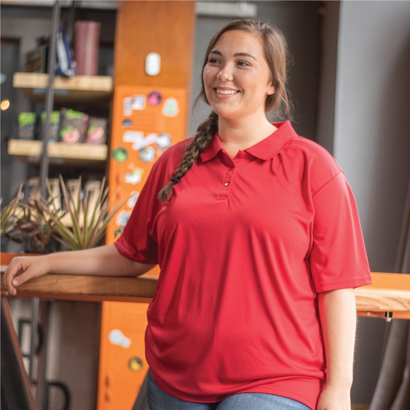 Dunbrooke Edge Ladies Polo Shirt 3151 Black SM