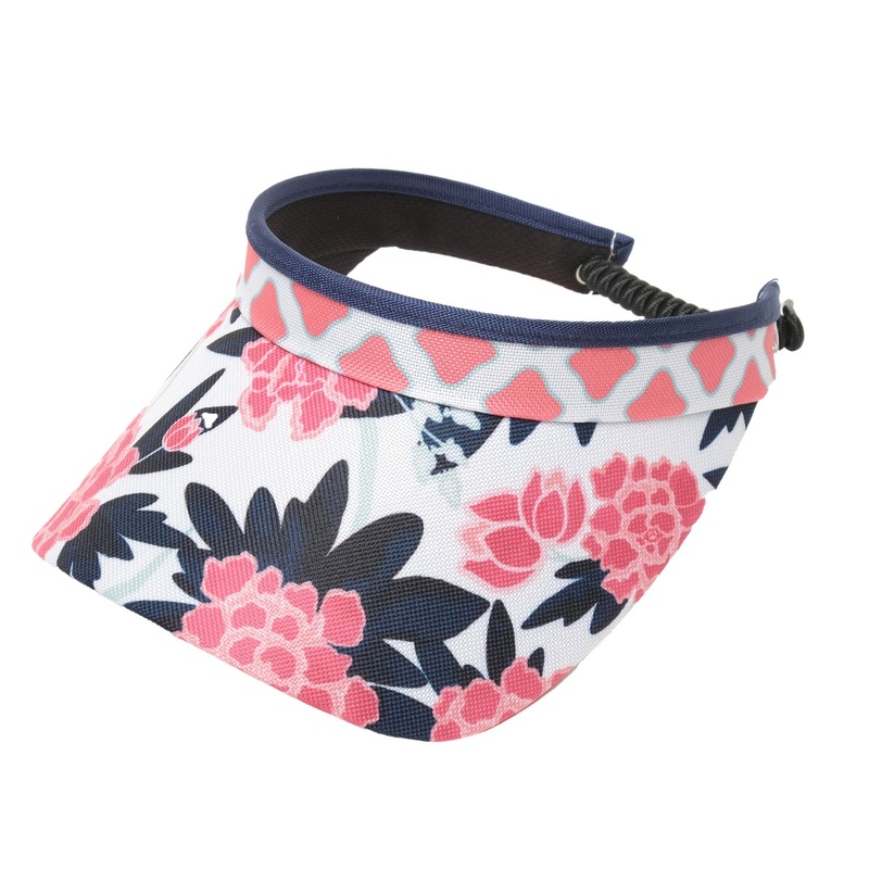 Peonies & Pars Golf Sun Visor with Coil Lace – GloveIt Pink