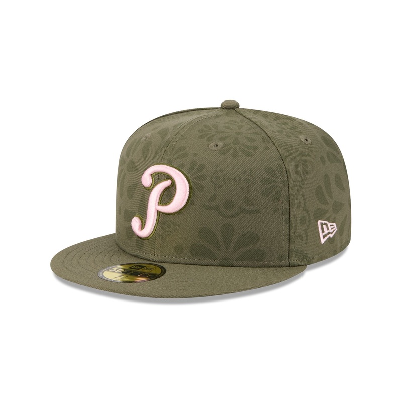 Pericos de Puebla Olive 59FIFTY Fitted Hat 7