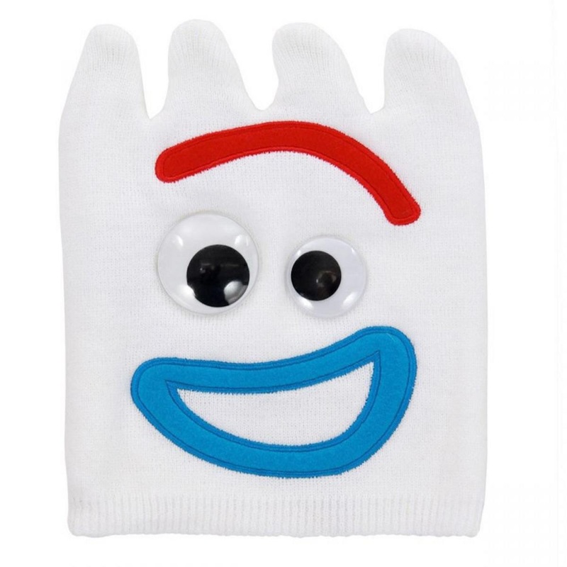 Toy Story Forky Knit Beanie Hat WHITE ONE SIZE FITS MOST
