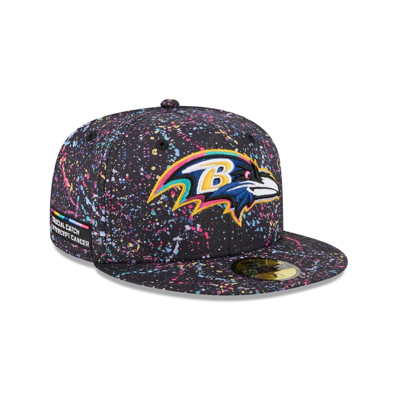 Baltimore Ravens 2025 Crucial Catch 59FIFTY Fitted Hat 7