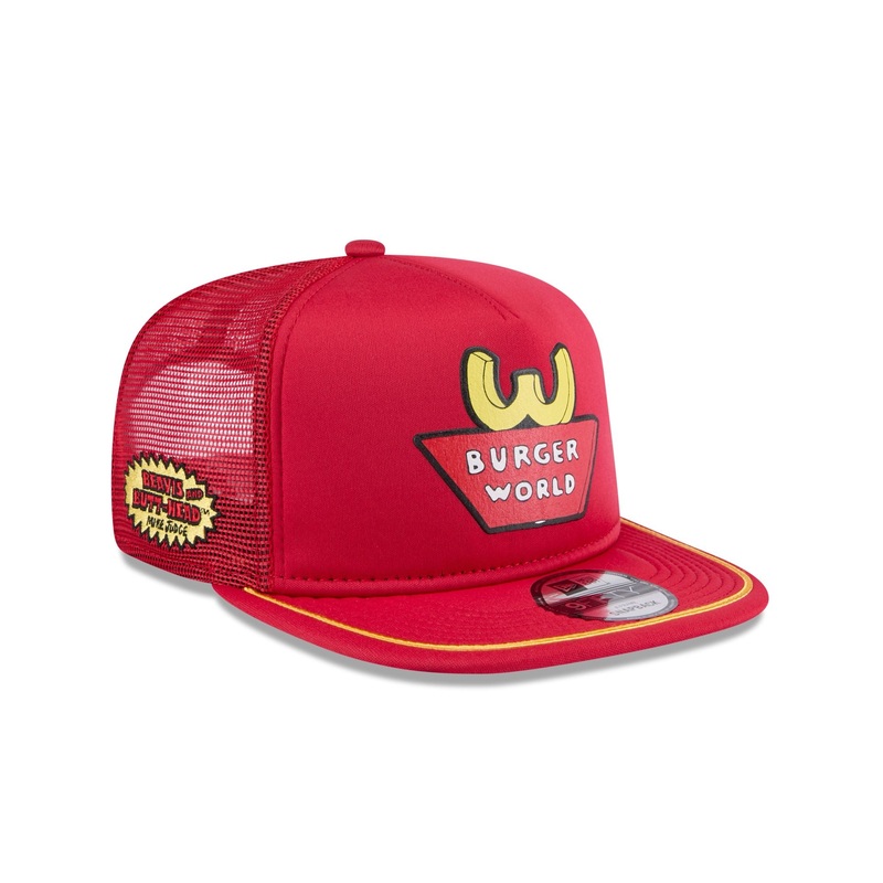 Beavis and Butt-Head Burger World 9FIFTY A-Frame Trucker Hat One Size