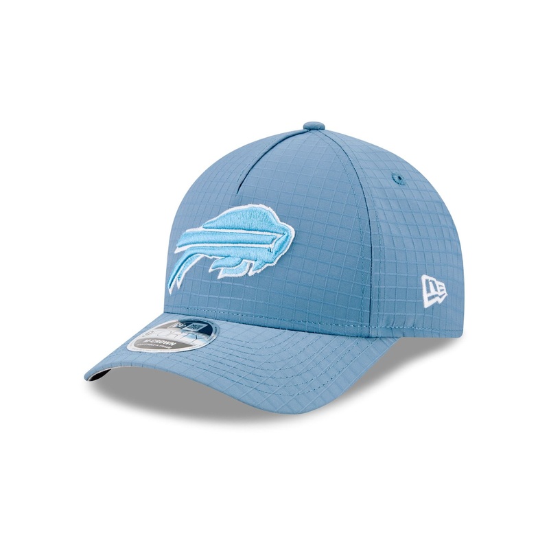 Buffalo Bills Blue Ripstop 9FORTY M-Crown A-Frame Snapback Hat One Size