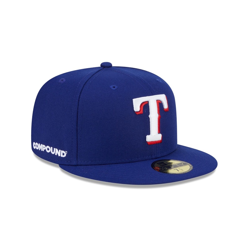 Compound x Texas Rangers 59FIFTY Fitted Hat 7