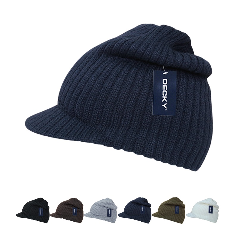 Decky 621 – Campus Hybricap, Beanie, Knit Cap Black