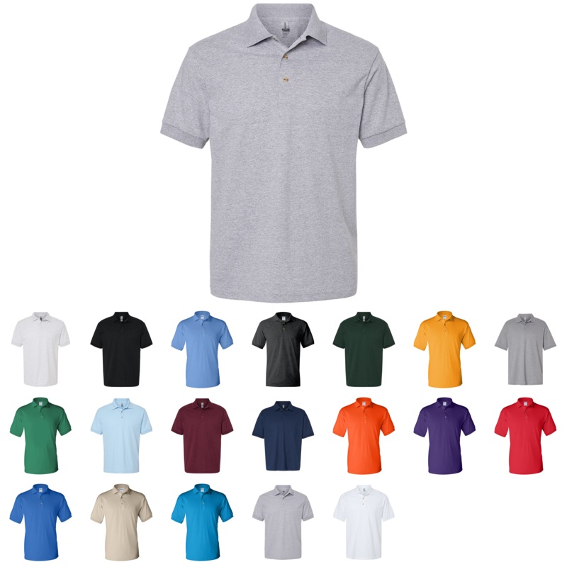 Gildan 8800 DryBlend Jersey Polo Shirt S
