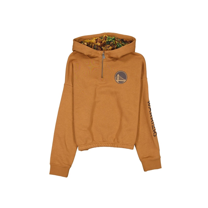 Golden State Warriors 2025 All-Star Game Victory Grove Women’s Light Bronze Hoodie XS