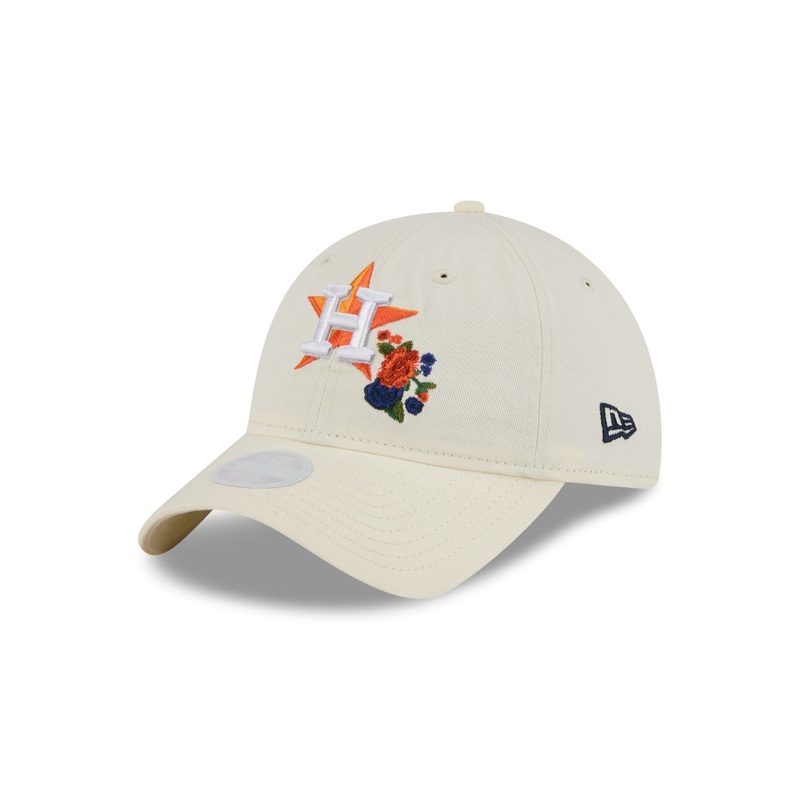 Houston Astros Women’s Floral Stitch 9TWENTY Adjustable Hat One Size