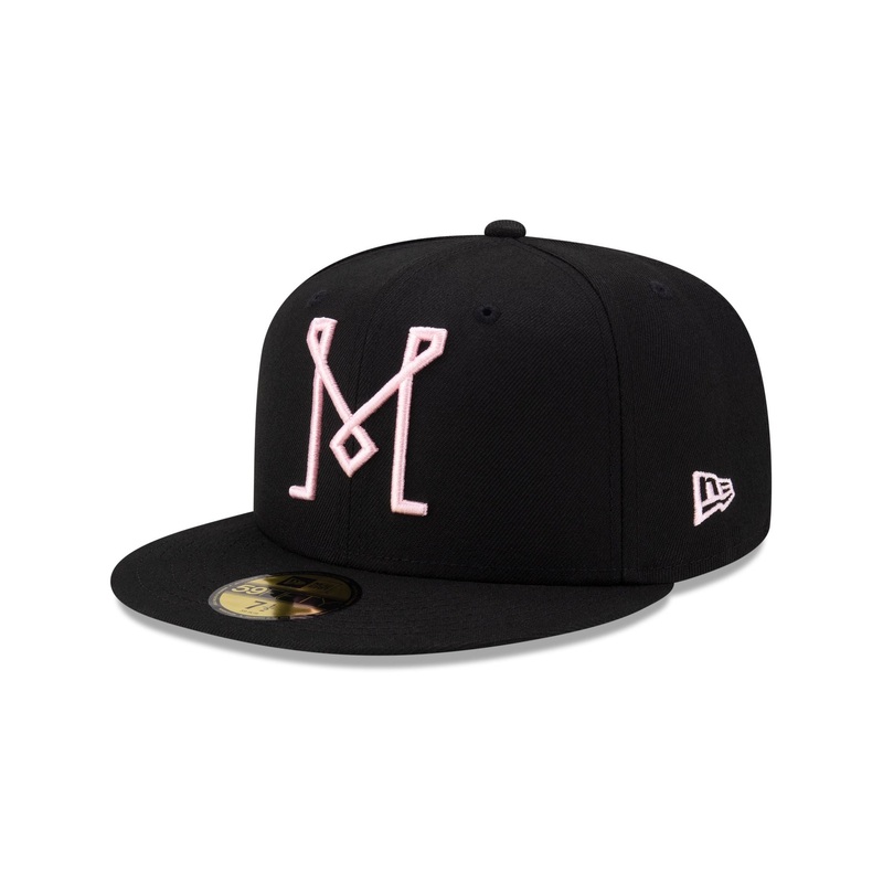 Inter Miami Basic Black 59FIFTY Fitted Hat 7