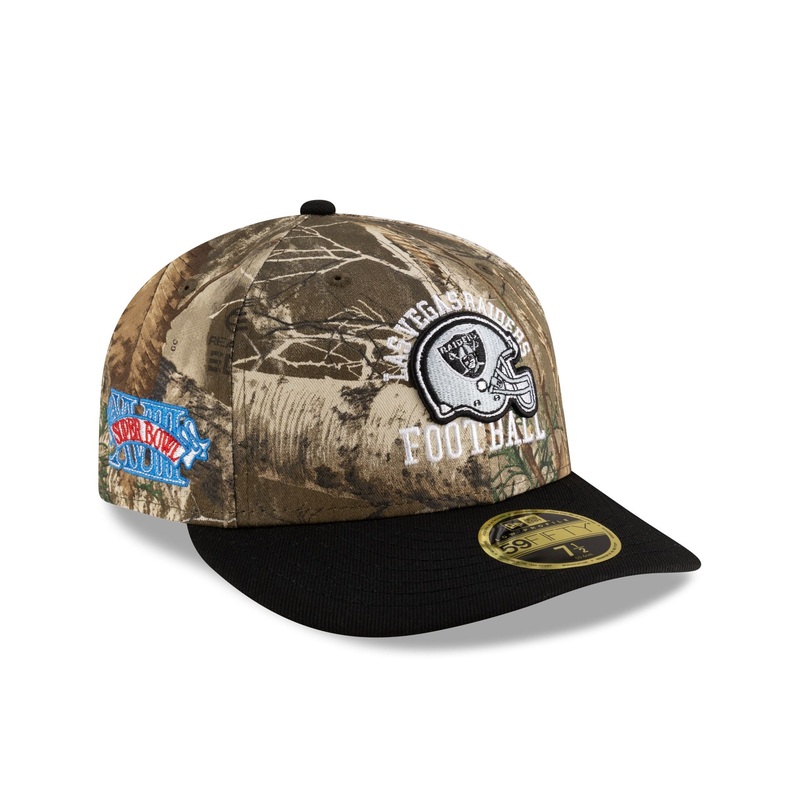Just Caps Realtree Las Vegas Raiders Low Profile 59FIFTY Fitted Hat 7