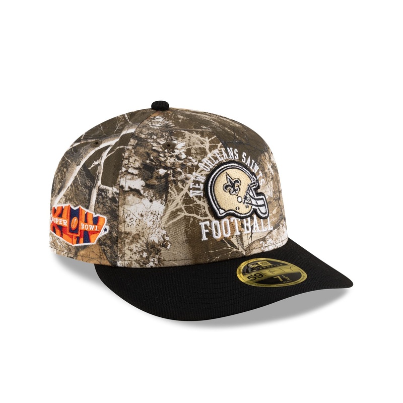 Just Caps Realtree New Orleans Saints Low Profile 59FIFTY Fitted Hat 7