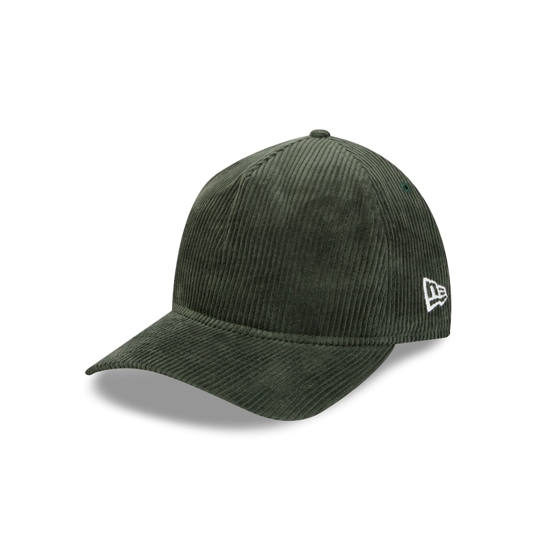 New Era Cap New Olive Corduroy 9TWENTY A-Frame Adjustable Hat One Size