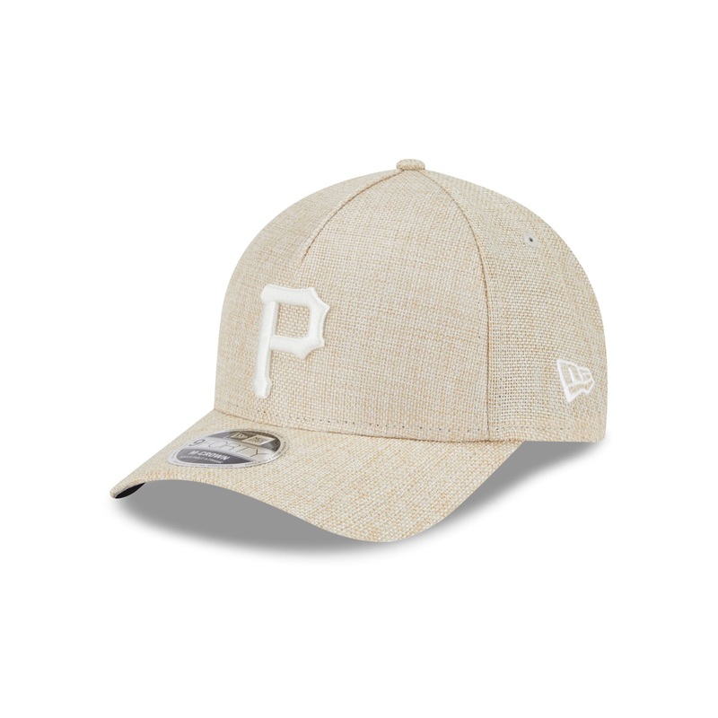 Pittsburgh Pirates Cotton Weave Stone 9FORTY M-Crown A-Frame Snapback Hat One Size