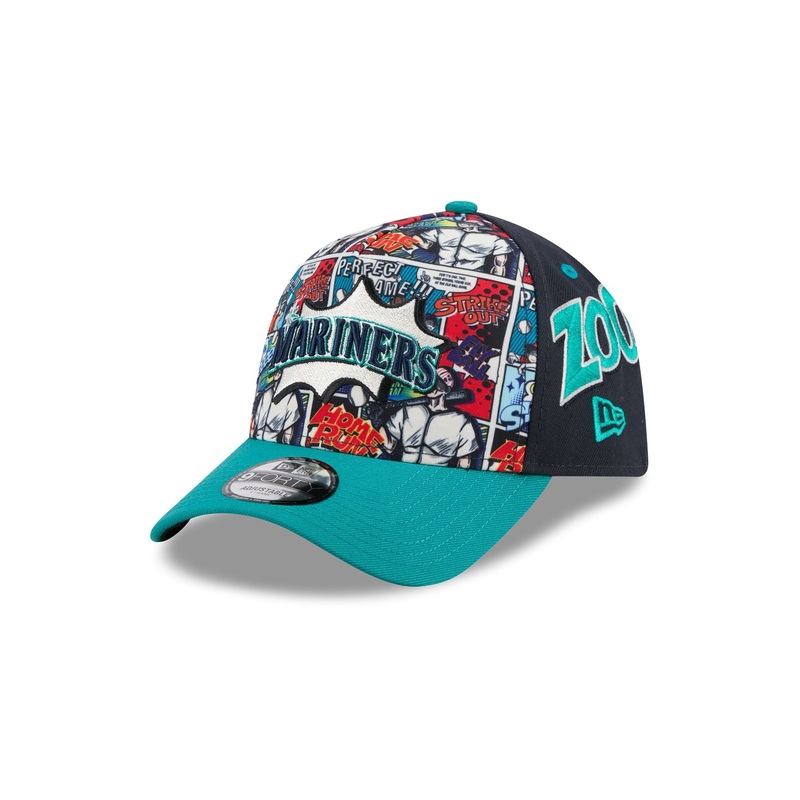 Seattle Mariners Diamond Hero Edition 9FORTY A-Frame Snapback Hat One Size