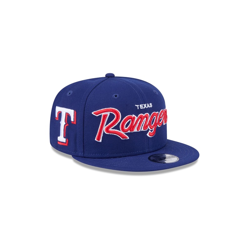Texas Rangers Script Kids 9FIFTY Snapback Hat One Size