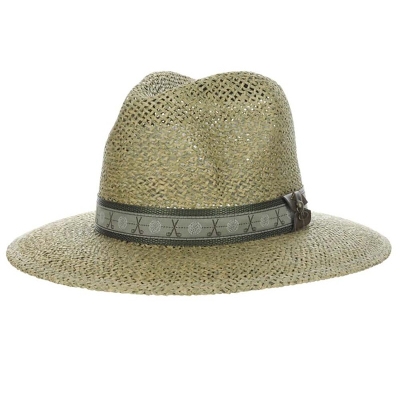 Twisted Matte Toyo Pinched Crown Golf Hat – Scala Hats Natural 58 cm