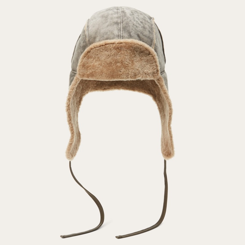 Bomber Cap Lambskin Vintage Grey S