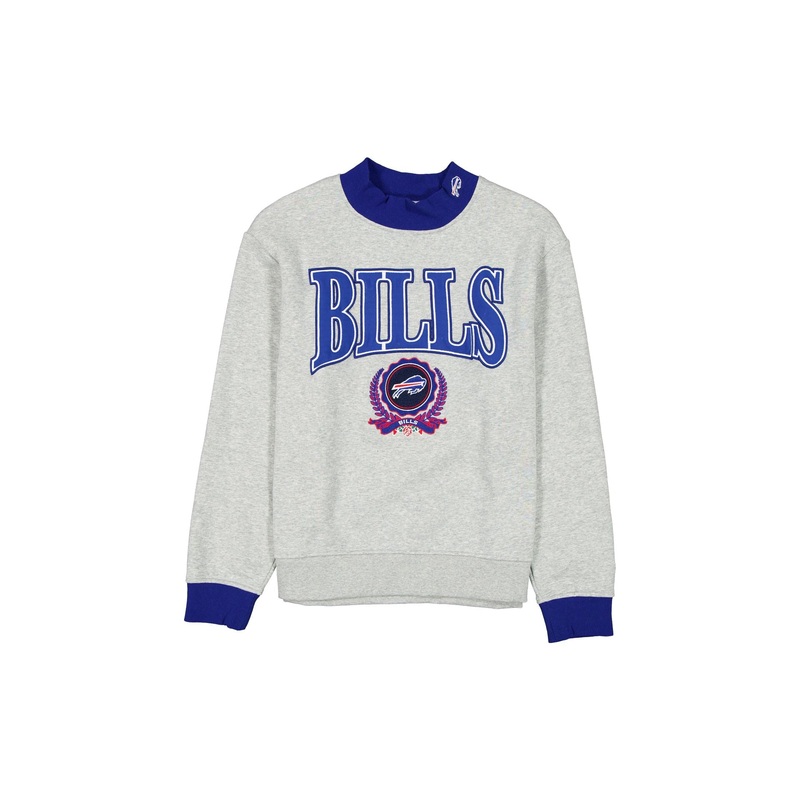 Buffalo Bills Throwback Prep Women’s Mockneck Sweatshirt XS