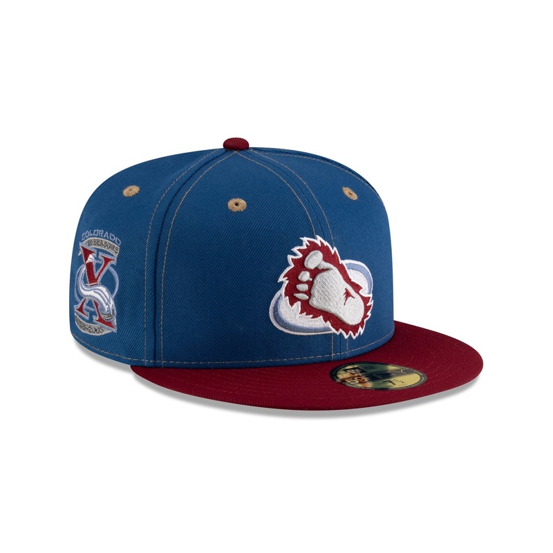 Colorado Avalanche Slate 59FIFTY Fitted Hat 7