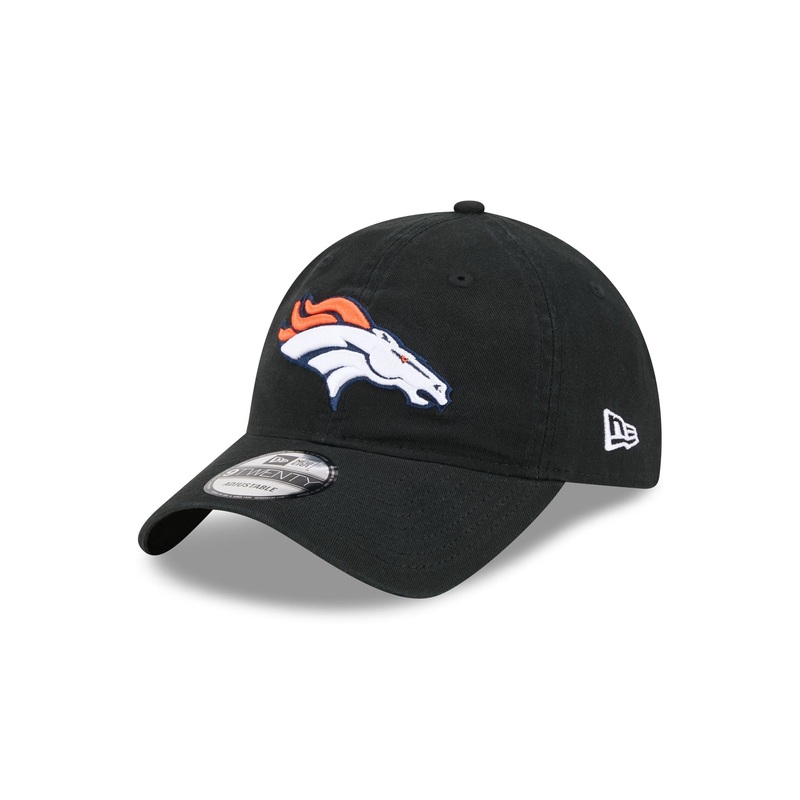 Denver Broncos Black 9TWENTY Adjustable Hat One Size